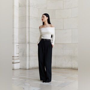 Aritzia Black Effortless Pant 4R